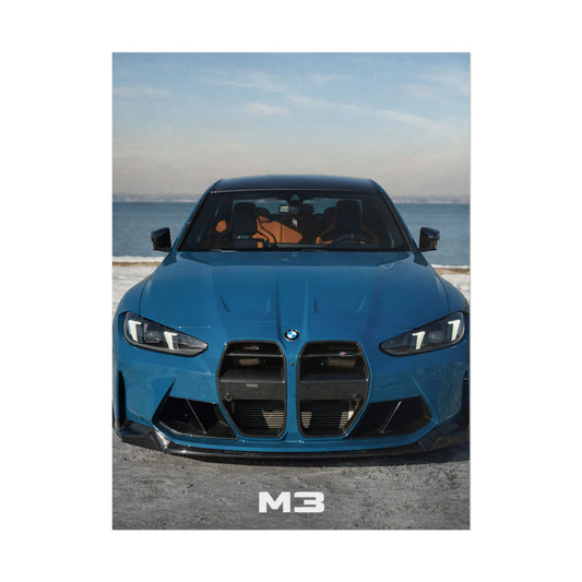 M3 Poster Blue