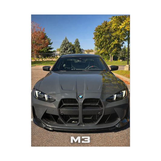M3 Poster Black